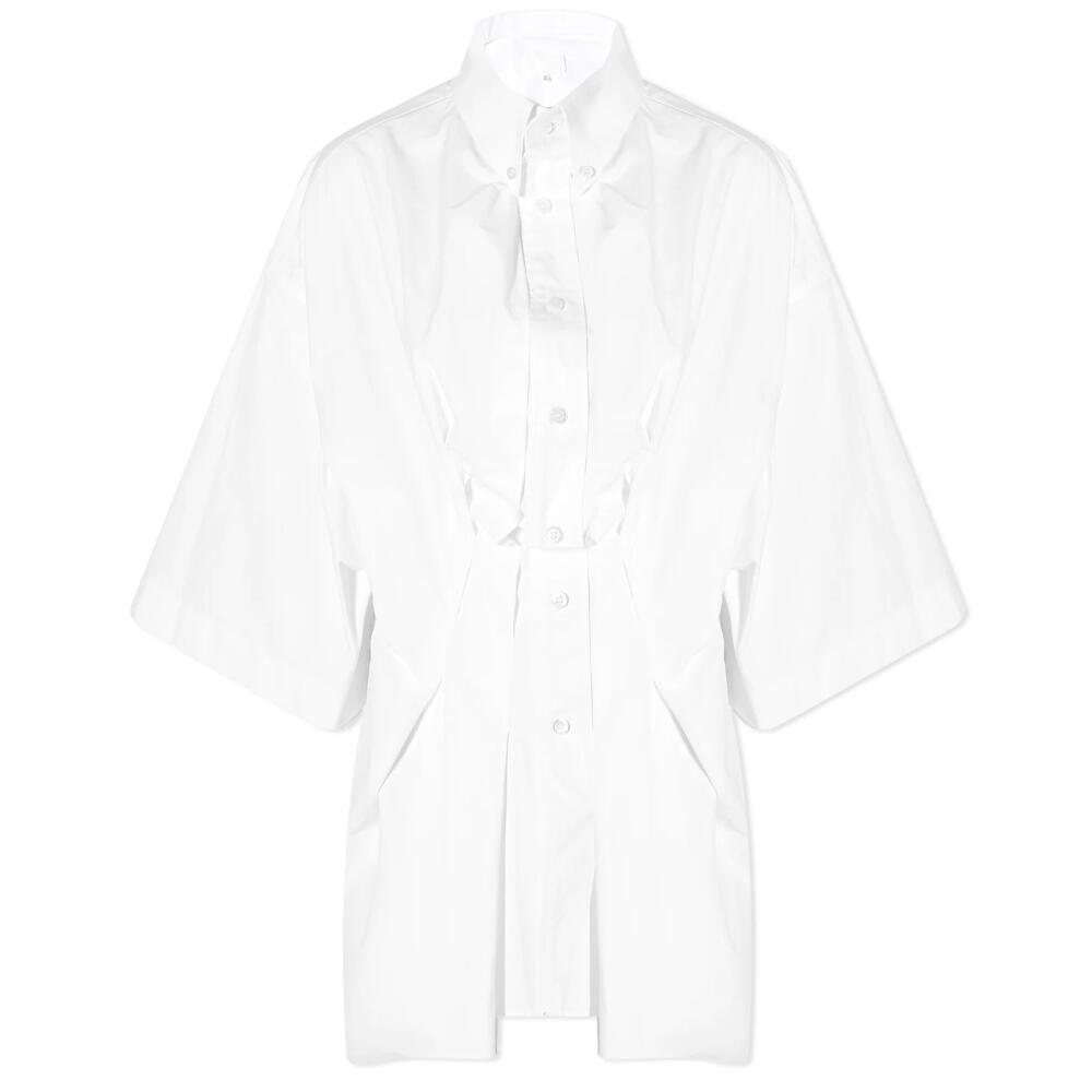 Maison Margiela Women's Short Sleeve Shirt in White Cover