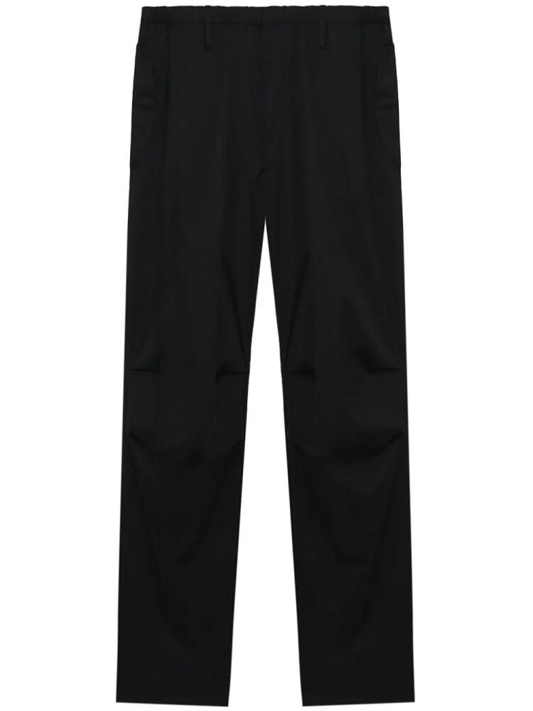 Auralee straight-leg satin trousers - Black Cover