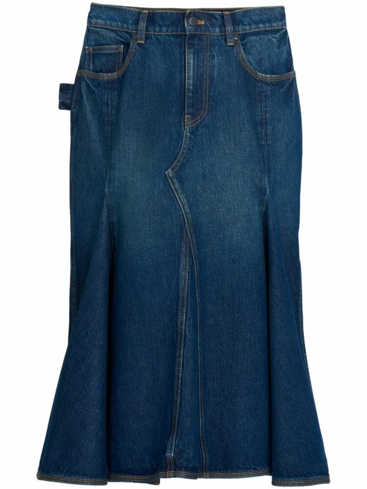 Marc Jacobs Paneled denim skirt - Blue Cover