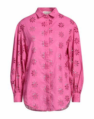 True Royal Woman Shirt Magenta Cotton Cover