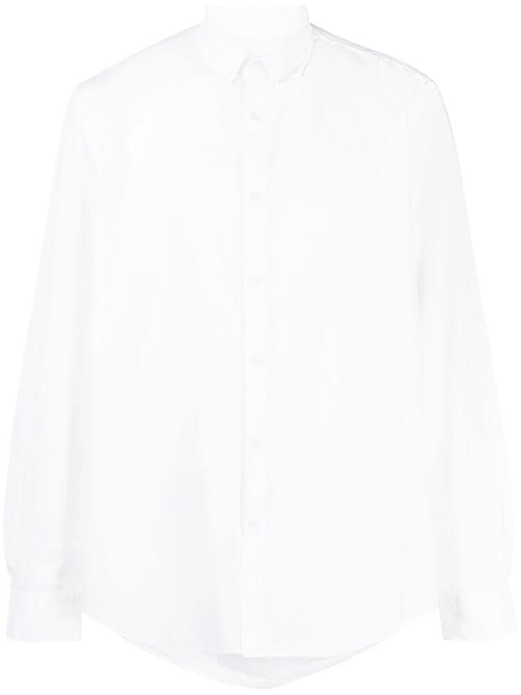 Sunspel long-sleeve cotton shirt - White Cover