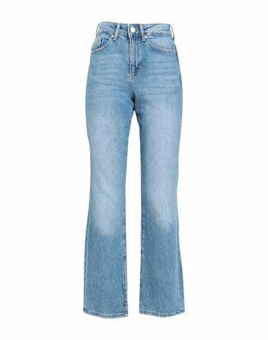 Vero Moda Woman Jeans Blue Cotton, Elastane Cover