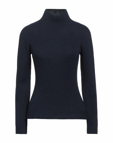 Aragona Woman Turtleneck Midnight blue Wool, Cashmere Cover