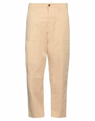 Hand Picked Man Pants Beige Cotton, Elastane Cover