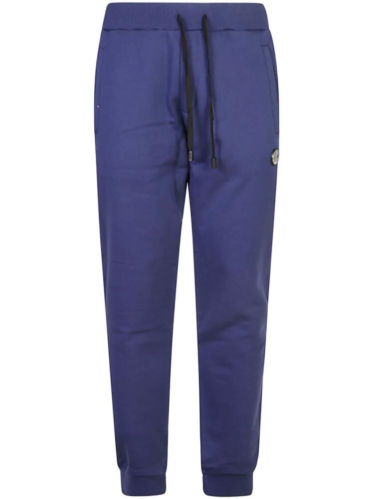 Just Cavalli logo-patch track pants - Blue Cover