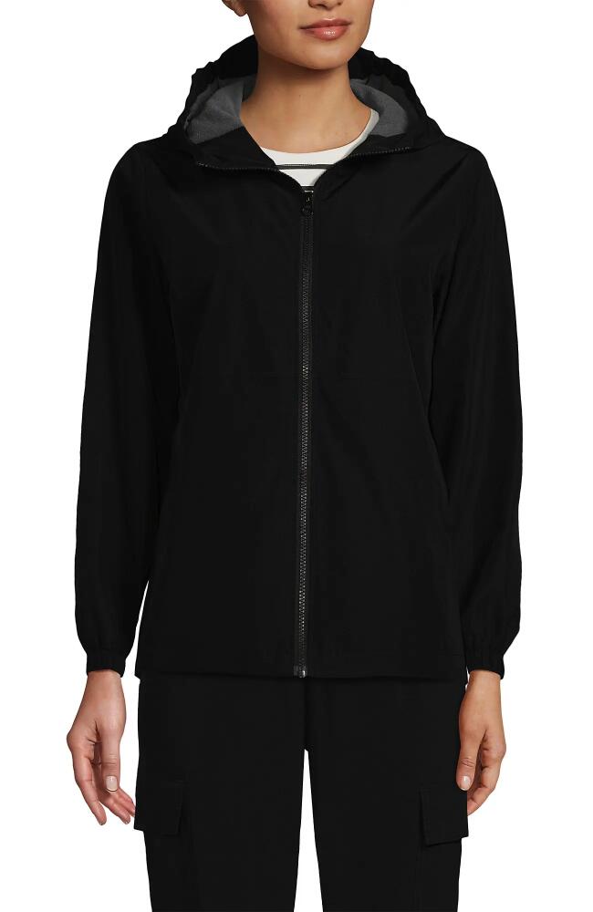 Lands' End School Uniform Rain Jacket in Black Cover