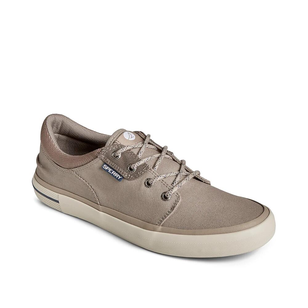 Sperry Crossjack Sneaker | Men's | Taupe Cover