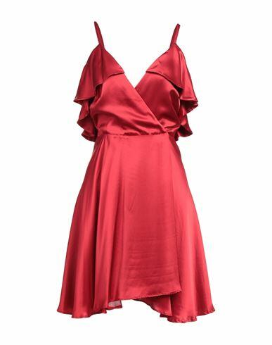 John Richmond Woman Mini dress Red Viscose Cover