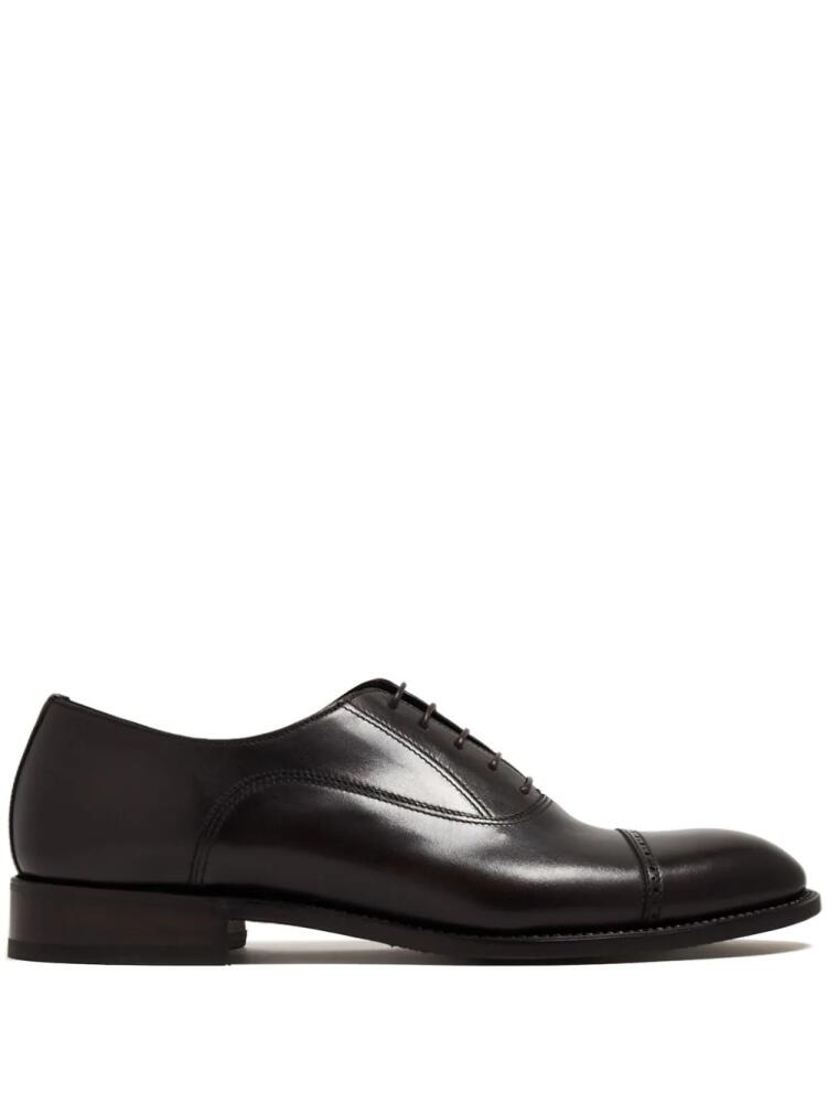 Barrett lace-up leather Oxford shoes - Black Cover