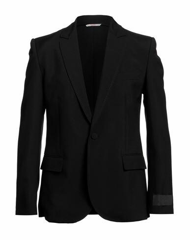 Valentino Garavani Man Blazer Black Wool Cover