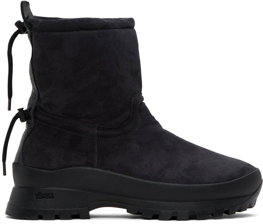 AURALEE Black foot the coacher Edition Cord Boots Cover