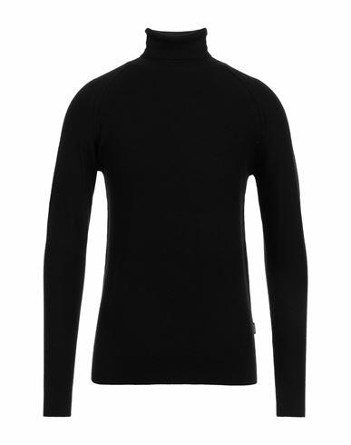 Yes Zee By Essenza Man Turtleneck Black Polyamide, Acrylic, Wool, Polyester Cover