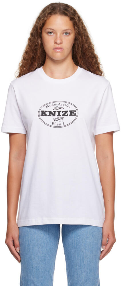 A.P.C. White 'Knize' T-Shirt Cover