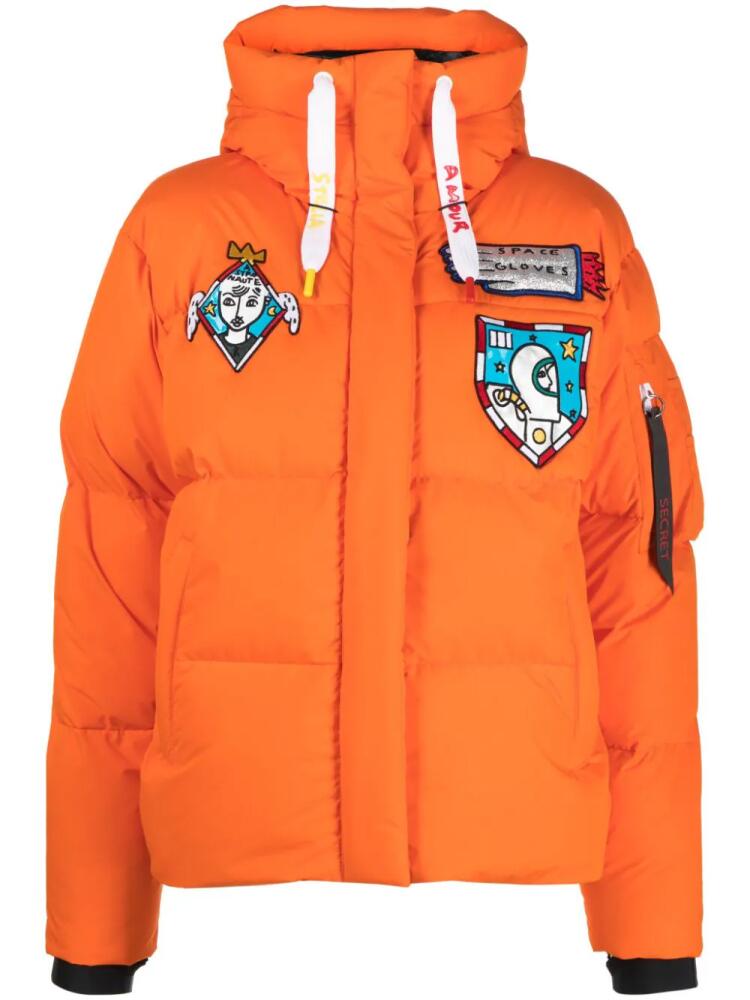 Rossignol x JCC Modul down bomber jacket - Orange Cover