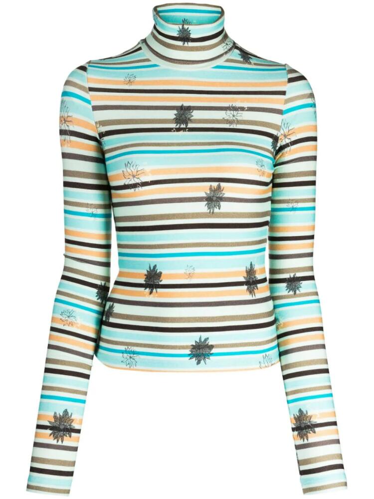 SIEDRES Cody striped turtleneck top - Multicolour Cover