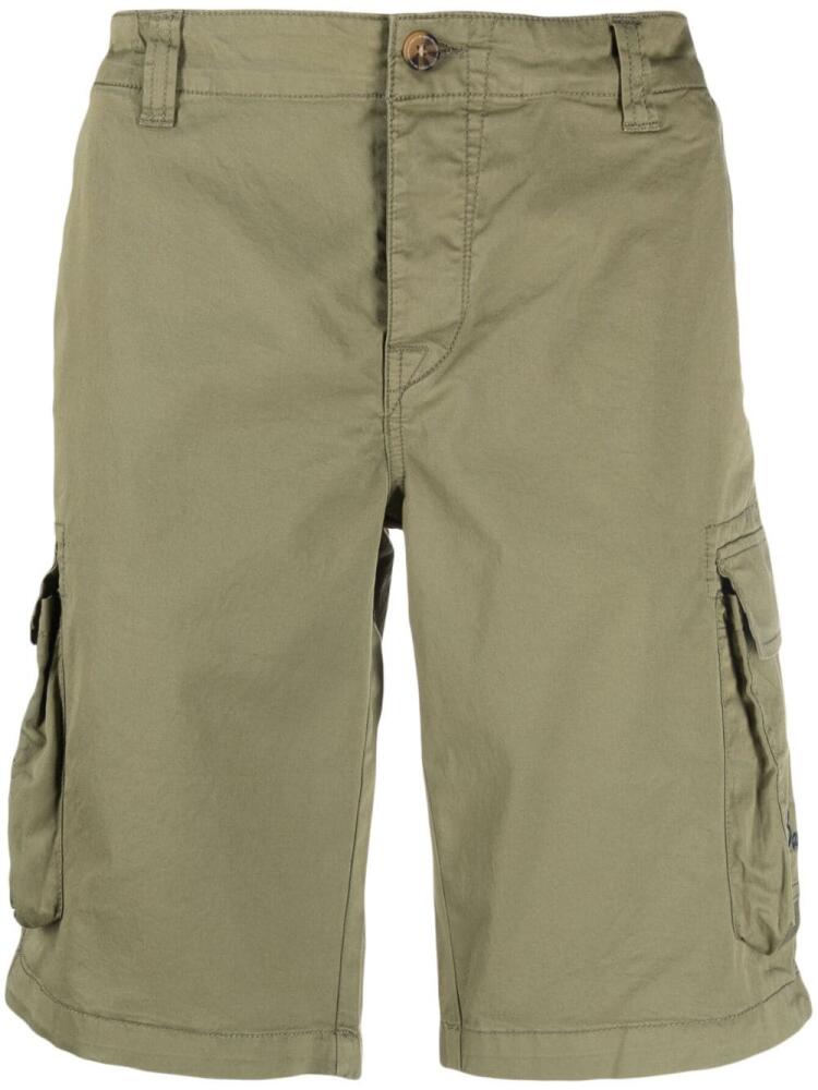 MC2 Saint Barth knee-length cotton cargo-shorts - Green Cover