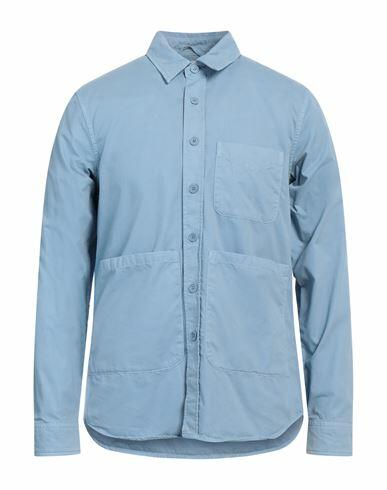 Aspesi Man Shirt Light blue Cotton Cover