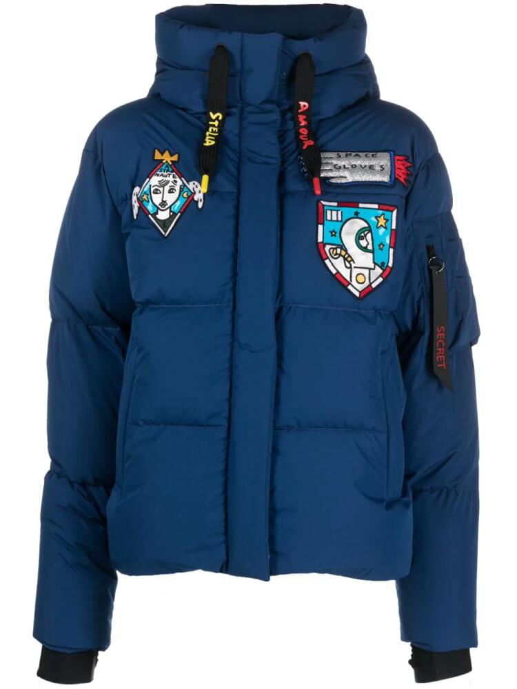 Rossignol x JCC Modul down bomber jacket - Blue Cover