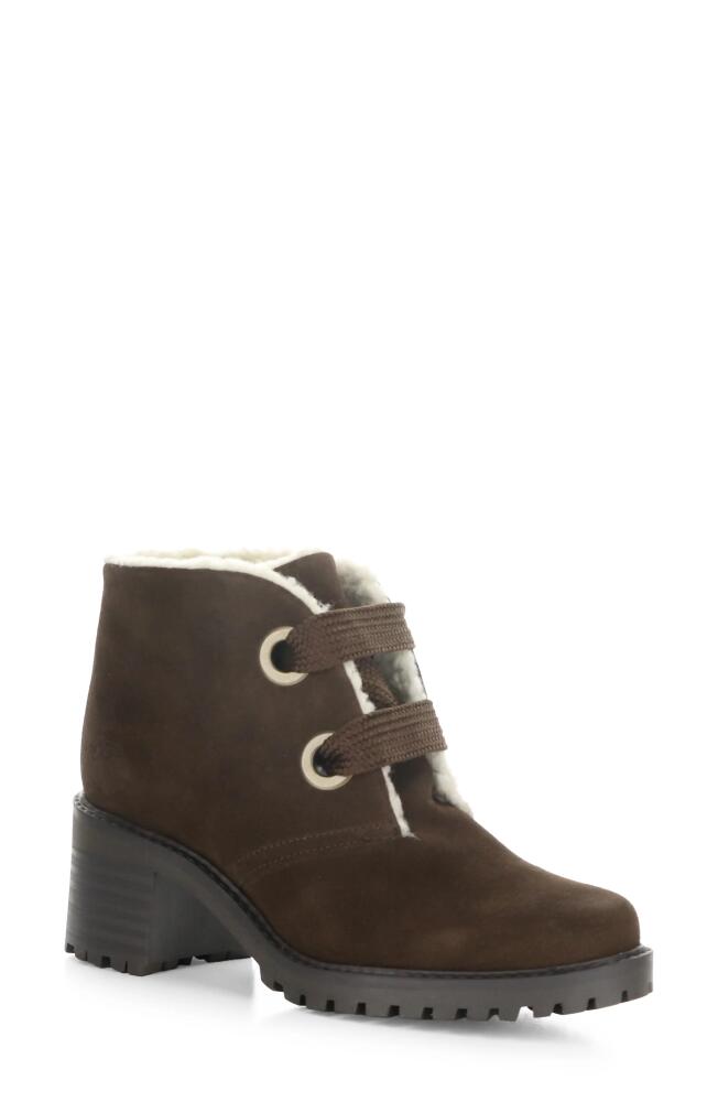 Bos. & Co. Index Leather Ankle Boot in Coffee Suede/Mini Cover