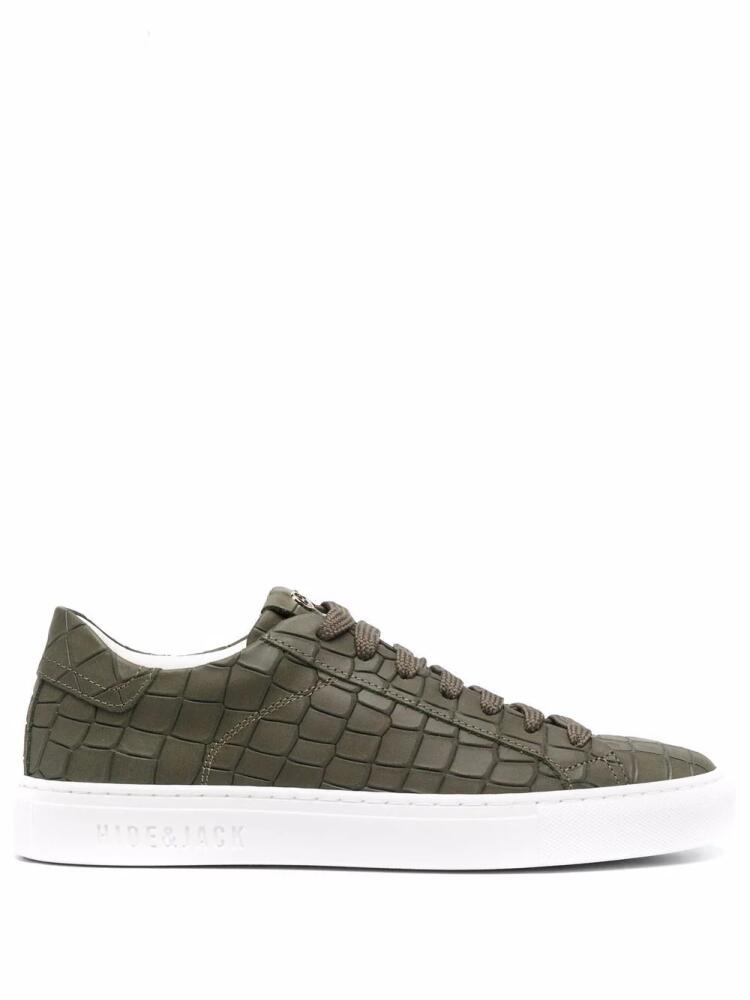 Hide&Jack Essence Croco sneakers - Green Cover