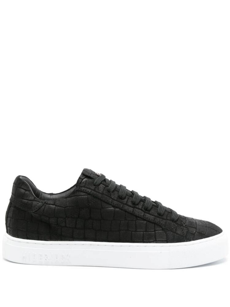 Hide&Jack Essence suede sneakers - Black Cover