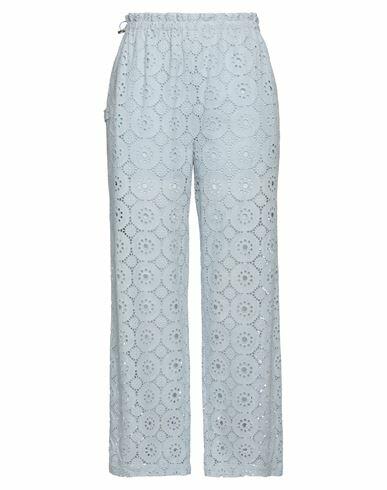 Isabelle Blanche Paris Woman Pants Sky blue Cotton Cover