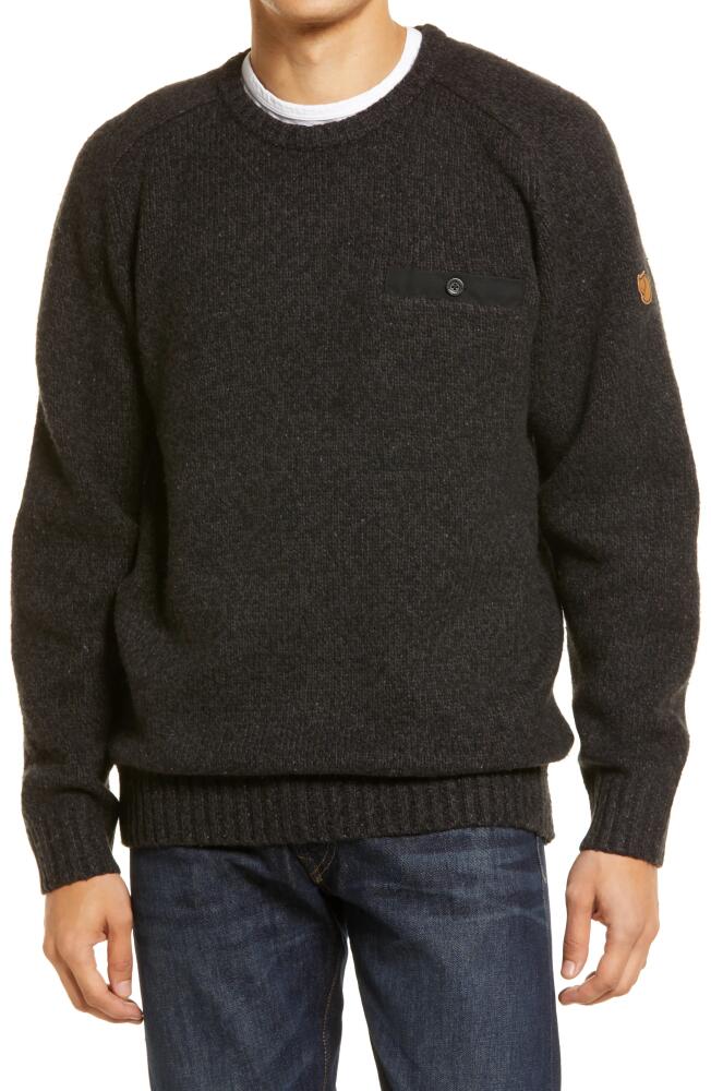 Fjällräven Lada Wool Blend Sweater in Black Cover