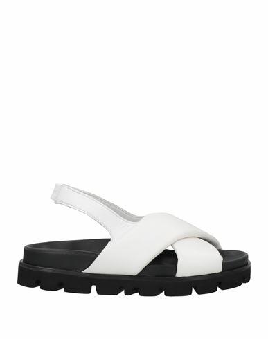 Patrizia Bonfanti Woman Sandals White Leather Cover