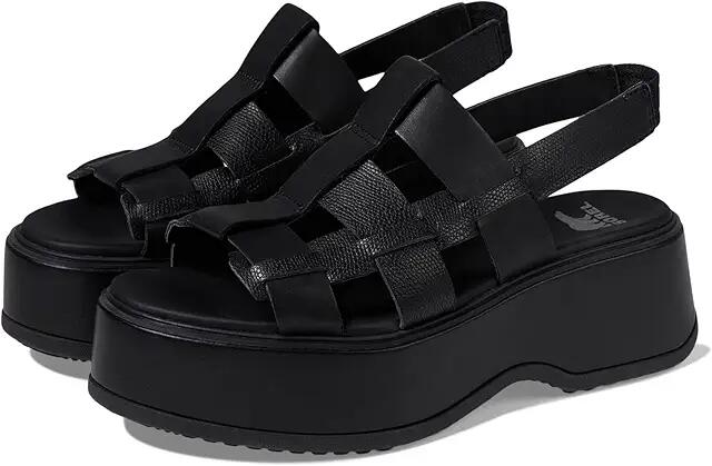 SOREL Dayspring Slingback Sandal (Black/Black) Women's Shoes Cover