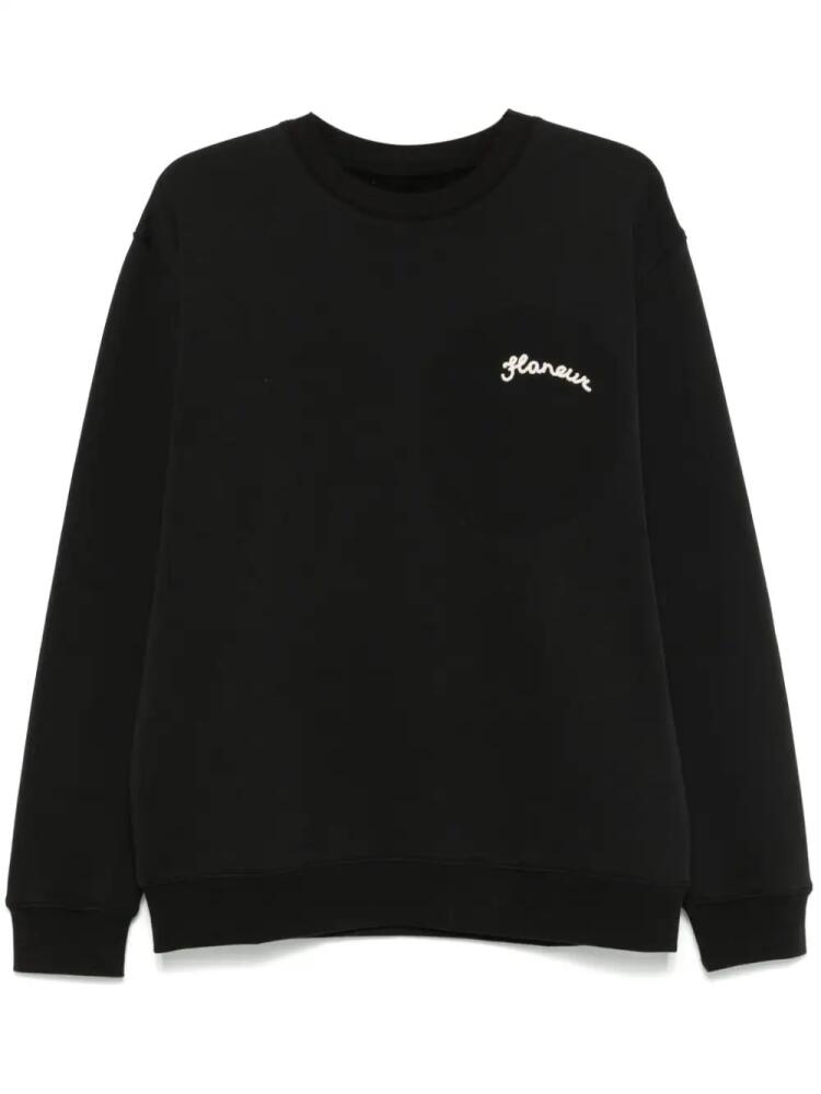 FLÂNEUR Signature sweatshirt - Black Cover