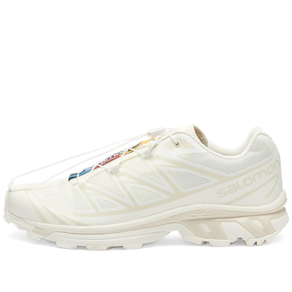 Salomon XT-6 Sneakers in Vanilla Ice/Vanilla Ice/Almond Milk Cover