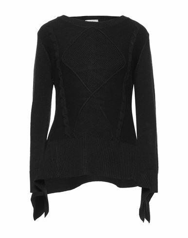 Cashmere Company Woman Sweater Black Wool, Cashmere, Nylon, Elastane Cover