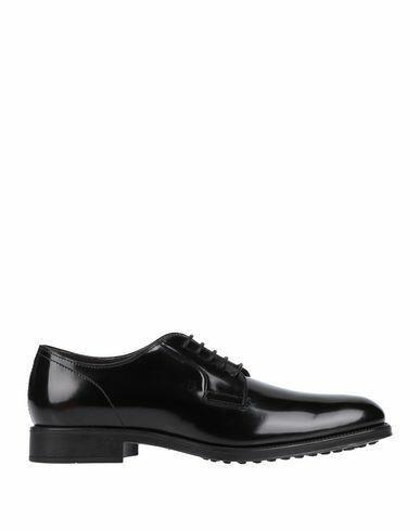 Tod's Man Lace-up shoes Black Soft Leather Cover