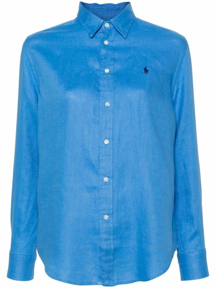 Polo Ralph Lauren Polo Pony linen shirt - Blue Cover