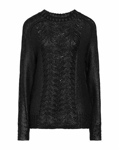 Alberta Ferretti Woman Sweater Black Virgin Wool Cover