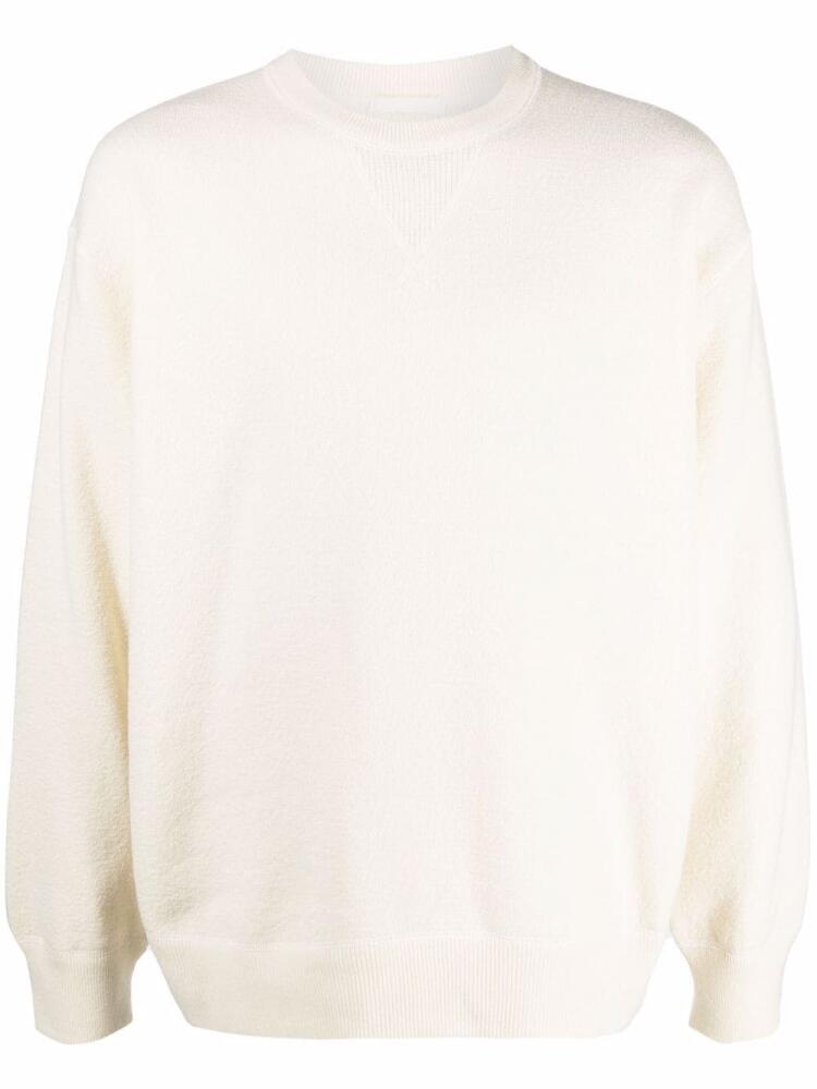 Ten C crew-neck jumper - White Cover