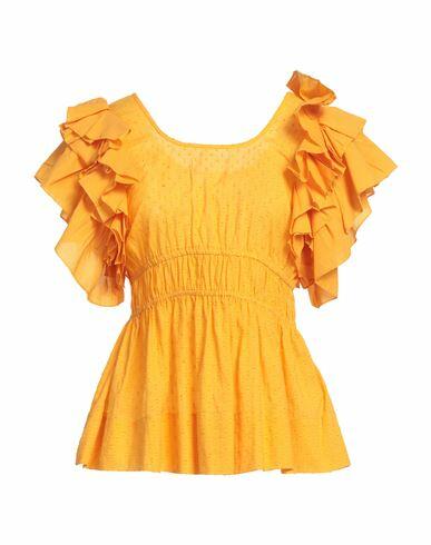 Emma & Gaia Woman Top Orange Cotton Cover