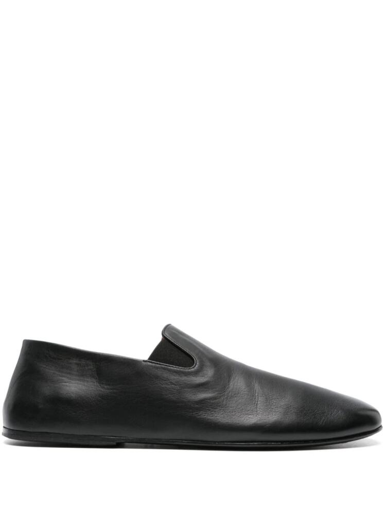 Marsèll square-toe leather loafers - Black Cover