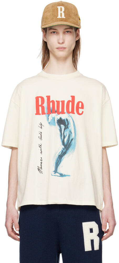 Rhude Off-White God Help Me T-Shirt Cover