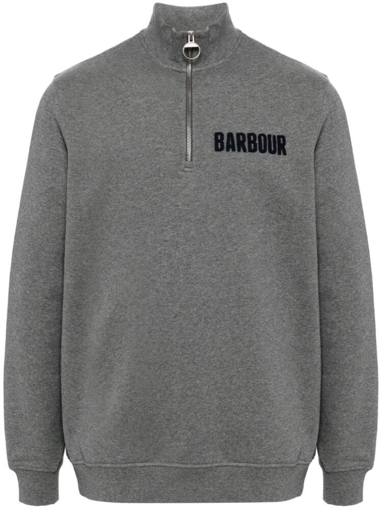 Barbour Cotes half-zip sweatshirt - Grey Cover