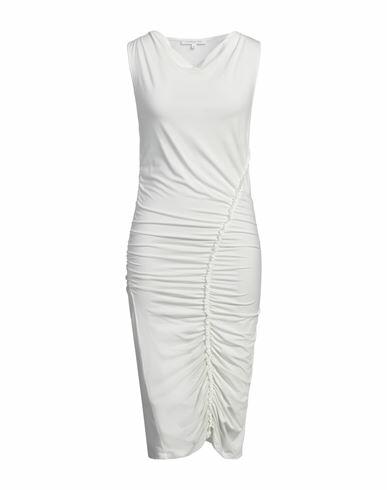 Patrizia Pepe Woman Mini dress White Viscose, Elastane Cover