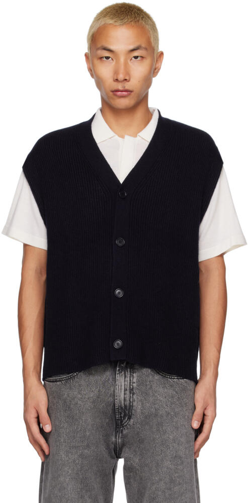 LISA YANG Navy 'The Hubert' Cardigan Cover