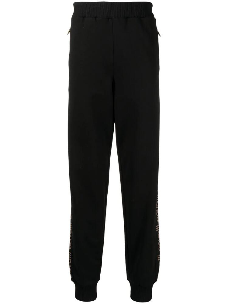 Roberto Cavalli logo-print track pants - Black Cover