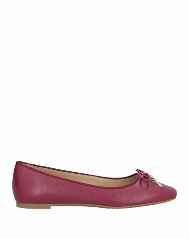 Michael Michael Kors Woman Ballet flats Burgundy Leather Cover