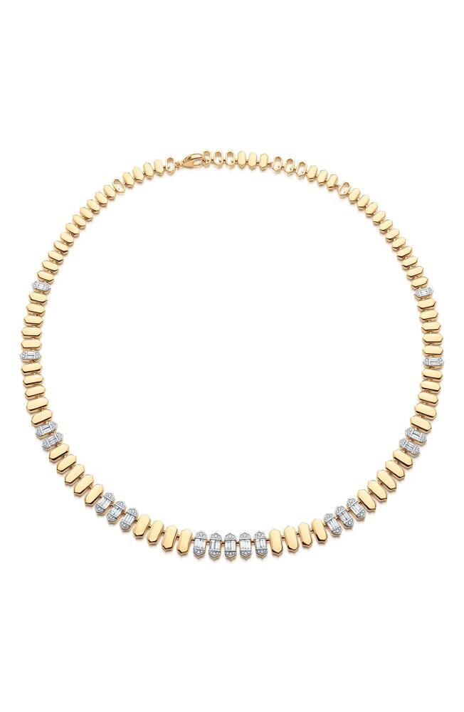 Sara Weinstock Taj Diamond Collar Necklace in Yellow Gold Cover