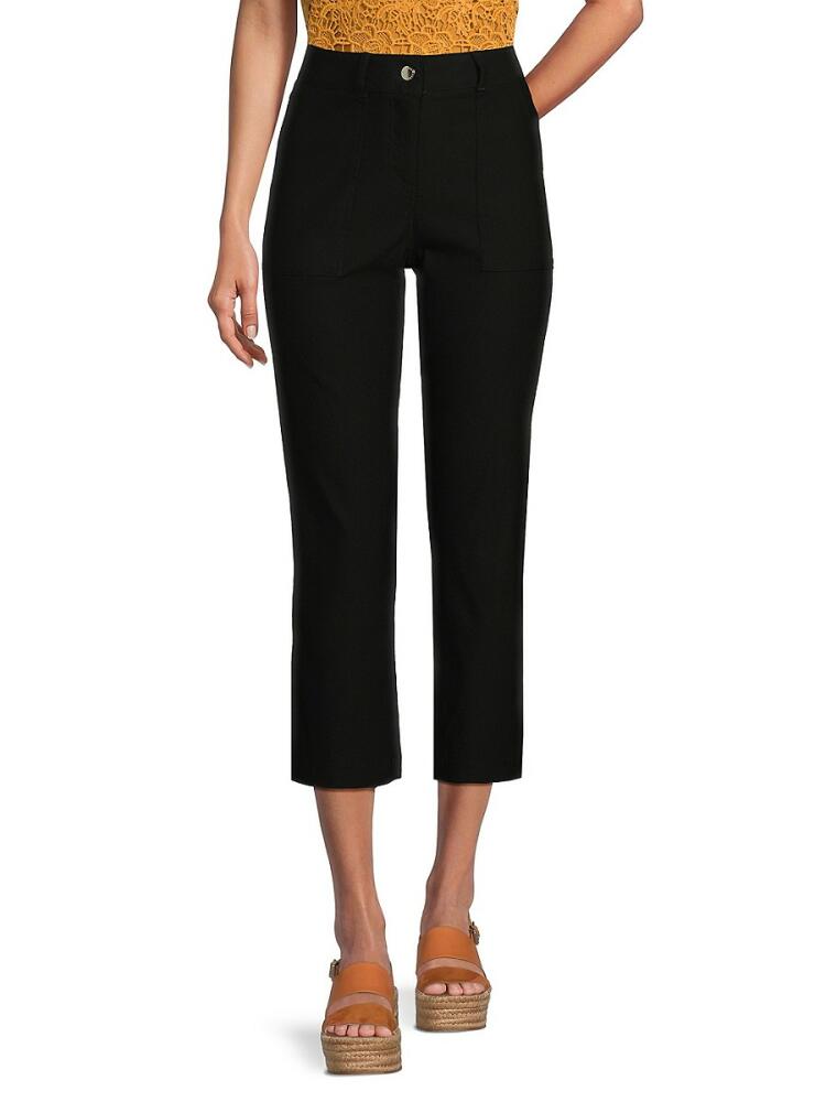 NANETTE nanette lepore Women's Solid Pants - Very Black Cover