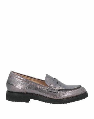 Del Carlo Woman Loafers Silver Leather Cover