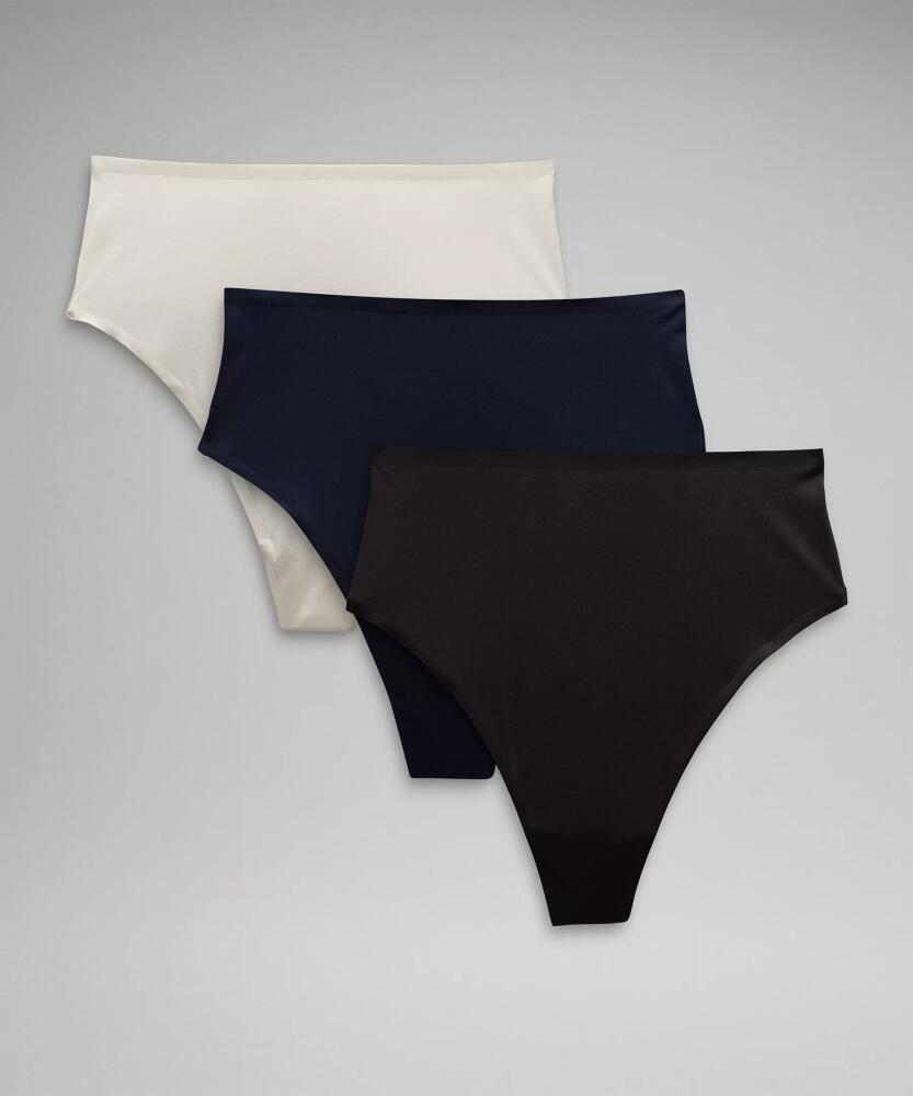 lululemon Wundermost Ultra-Soft Nulu High-Waist Thong Underwear 3 Pack Cover