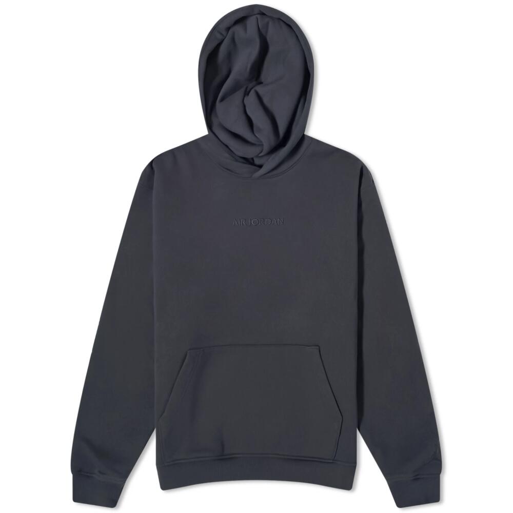 Air Jordan Men's Wordmark Fleece Hoodie in Off Noir Cover