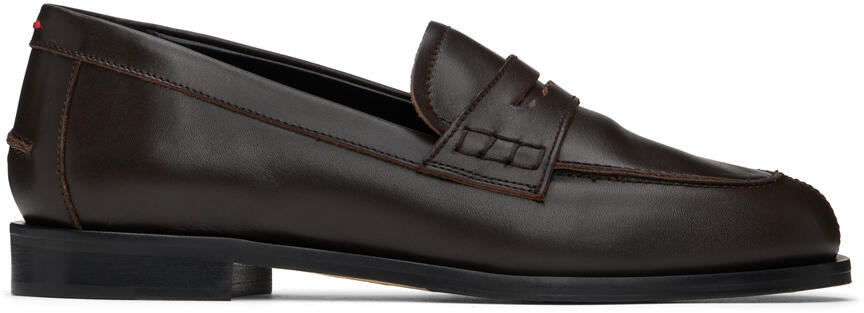 Aeyde Brown Oscar Loafers Cover